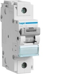 Автоматичний вимикач Hager 1P 16кА 80A C (HMC180)