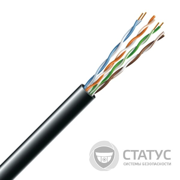 Cat. 5e U/UTP PE 4х2х24 AWG, (74269) бухта 305м. Кабель вита пара ЗЗКМ (UTP мідь наружний)