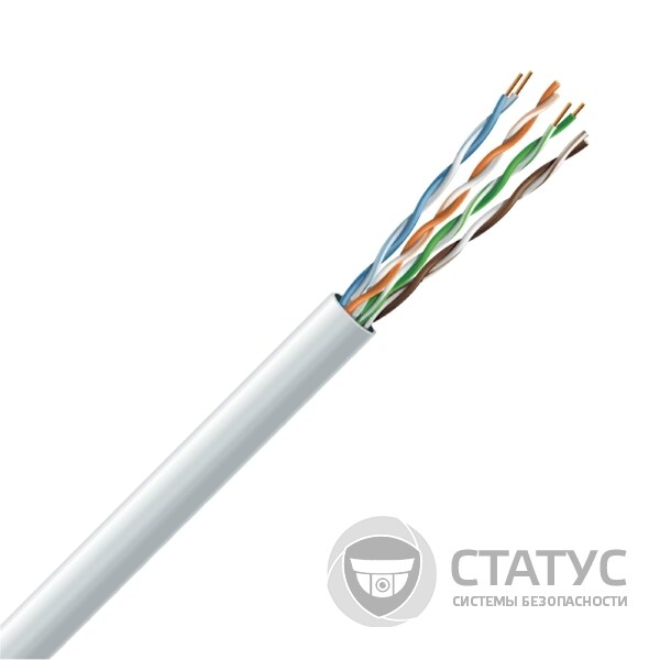 Кабель Cat. 5e U/UTP 4х2х24 AWG, бухта 305м.(7091001) мідь внутрішній ЗЗКМ