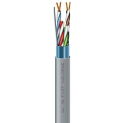 Cat. 5e F/UTP 4х2х24 AWG (7091000) бухта 305м. Кабель вита пара ЗЗКМ (FTP мідь внут)