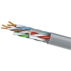 Cat.6 U/UTP 4х2х23 AWG (72569) бухта 305м. Кабель вита пара ЗЗКМ (UTP мідь внутрішній)