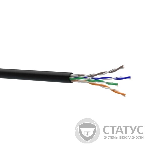 Кабель Cat. 5e U/UTP 4x2x24 AWG PE (К)(70910031) бухта 500м. мідь внутрішній ЗЗКМ