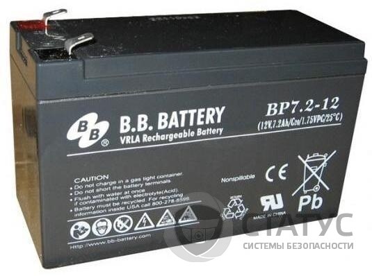 Аккумуляторная батарея BB Battery BP7,2-12/T2