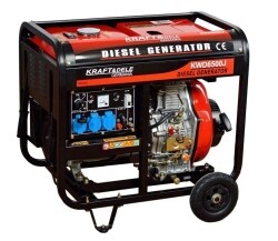 Генератор дизельный KraftDele 6,5 kW 12/230 V KWD6500J KD122