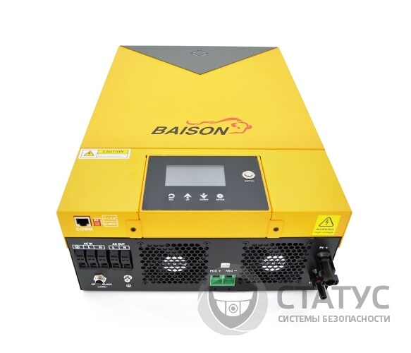 Гибридный инвертор BAISON MPS-VIII-PRO,4200W, 24V, ток заряда 0-110A, 170-280V, PWM (60А, 50 Vdc)