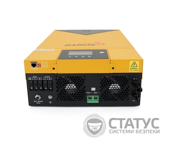 Гибридный инвертор BAISON MPS-VIII-PRO,6200W, 48V, ток заряда 0-120A, 170-280V, МРРТ(120А, 90-450В Vdc)