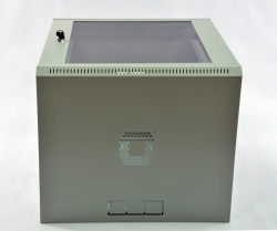 Шкаф 12U, 600х500х640 мм (Ш*Г*В), эконом, акриловое стекло, серый