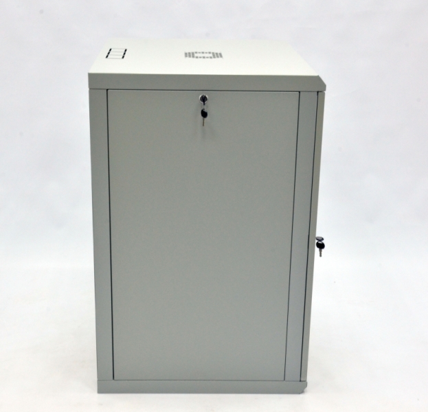 Шкаф 18U, 600х600х907 мм (Ш*Г*В), эконом, акриловое стекло, серый