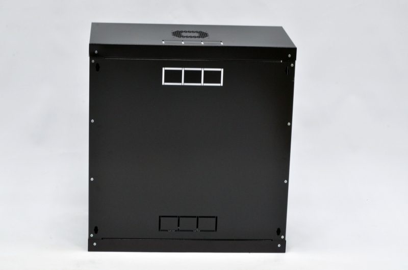 Шкаф 12U, 600х350х640 мм (Ш*Г*В), эконом, акриловое стекло, черный