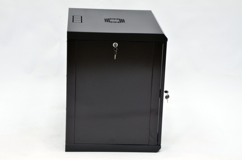 Шкаф 12U, 600х500х640 мм (Ш*Г*В), эконом, акриловое стекло, черный