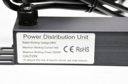 Блок 10 на 4 роз. нем. станд., 16А, 1U