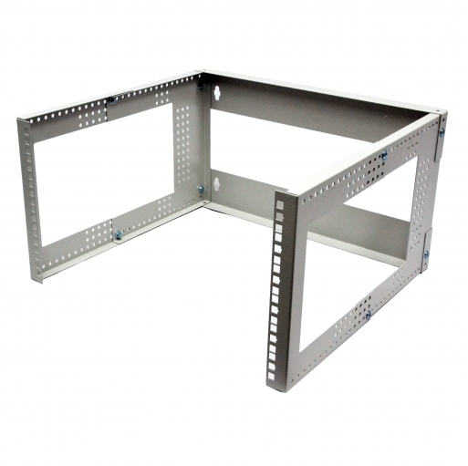 Кронштейн настенный 19 4U, глубь. 280 ... 480мм, серый