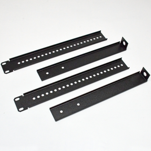 Комплект фиксаторов однорамной стойки к стене, черный