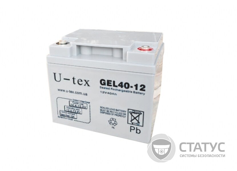 Акумулятор U-tex 12В / 40 Ah GEL