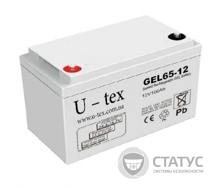 Акумулятор U-tex 12В/65 Ah GEL
