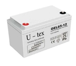 Акумулятор U-tex 12В / 65 Ah GEL