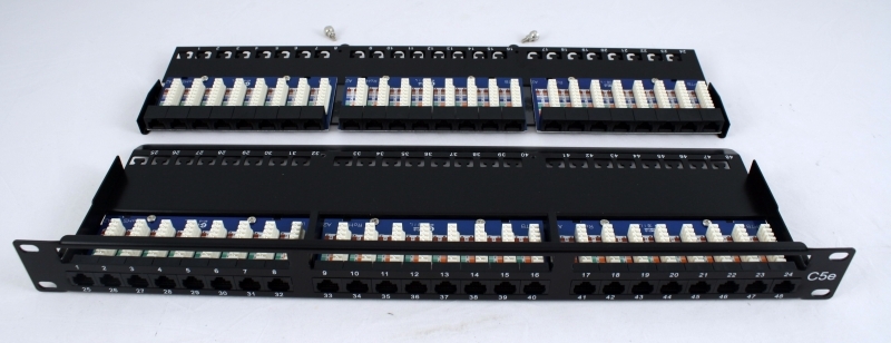 Патч-панель 19 48xRJ-45 UTP, кат. 6, 1U, dual type, EPNew