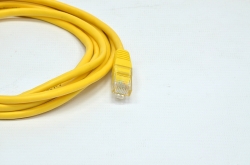 Патч-корд UTP, 0.5 м, кат. 5e, желтый