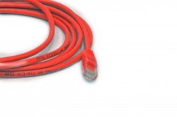 Патч-корд UTP, 0,5 м, кат. 5e, красный