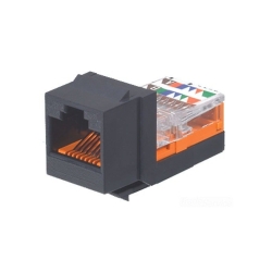 Модуль Keystone RJ45, кат. 5e, UTP, черный, Panduit NetKey