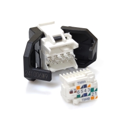 Модуль Keystone UTP RJ45 кат. 6, черный, Corning