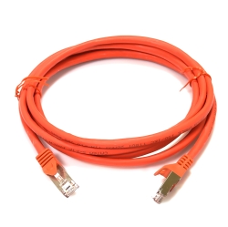 Патч-корд S/FTP, 2 м, кат. 6А, красный, LW