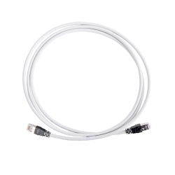 Патч-корд 2xRJ45, кат.8.1, S/FTP, LSZH, AWG 26, светло серый , 0.5 м, Corning