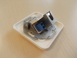 Рамка Ge style для пластин LANSape, 80х80 мм, белая