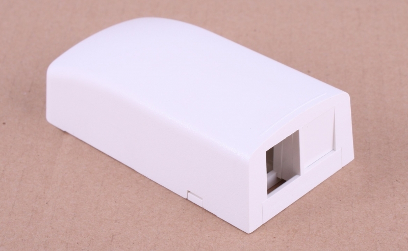 Розетка внешняя для 2-х модулей KeyStone, без модулей, белая, Panduit NetKey