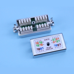 Сращиватель витой пары экранированный, под забив, cat.6
