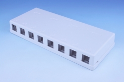 Розетка внешняя под 8 модулей Keystone, EPNew