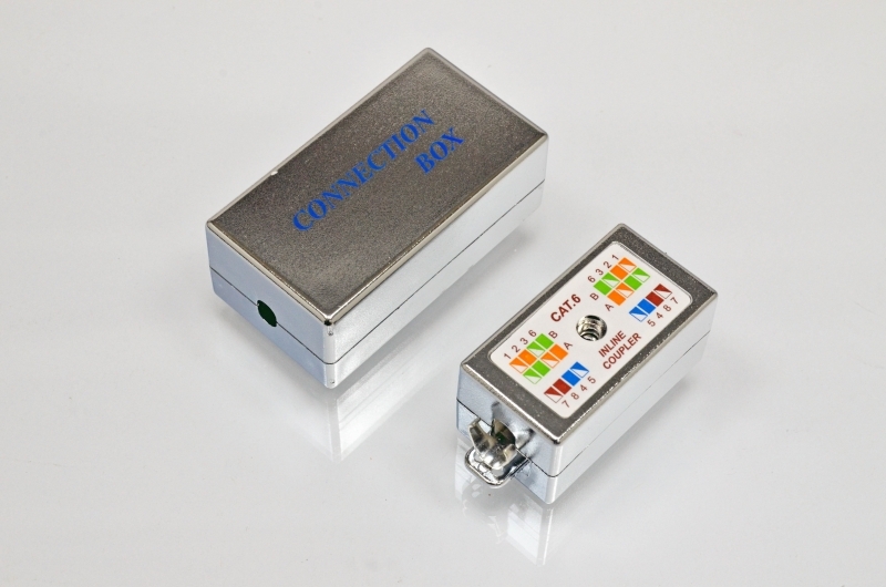 Соединитель витой пары FTP, кат. 5e, под забивание