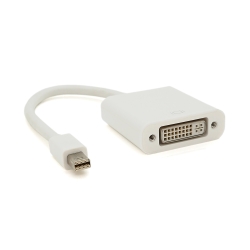 Конвертер mini Display Port (папа) на DVI(мама) 30cm, White, 4K / 2K, Пакет