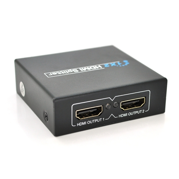 Активный HDMI сплитер 1=2 порта, 1080р, DC5V / 1A Q50