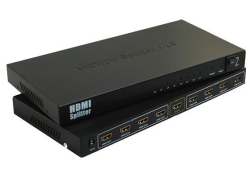 Активный HDMI сплитер 1=8 порта, 3D, 1080Р, 1,4 версия, DC5V / 2A Q20, Box