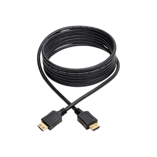 Кабель Merlion HDMI-HDMI HIGH SPEED 10m, v1.4, OD-7.5mm, круглый Black, коннектор Black, (Пакет) Q50