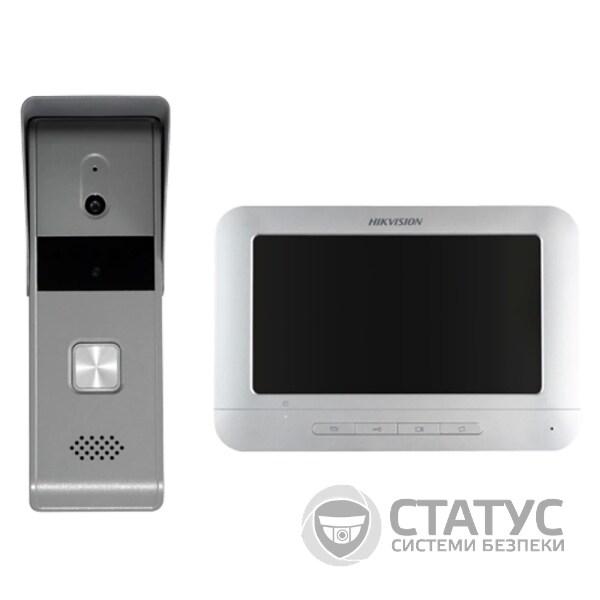 DS-KIS203T Комплект домофон + вызывная панель