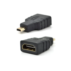 Переходник microHDMI(папа)-HDMI(мама) , Q100 