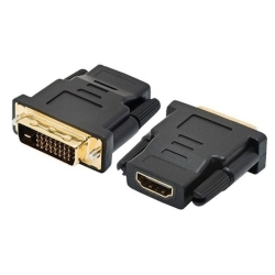 Переходник HDMI(мама) / DVI-I 24+5 (папа) Black Q50