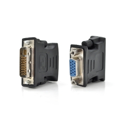 Переходник VGA(мама) / DVI-I 24+5 (папа) Black Q50