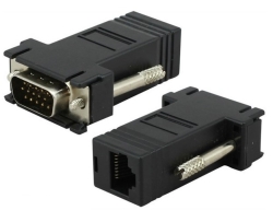 Пассивный удлинитель (А) VGA, RJ-45 to VGA(male) Q100 !!!! Береться в ПАРУ с 08342!!!