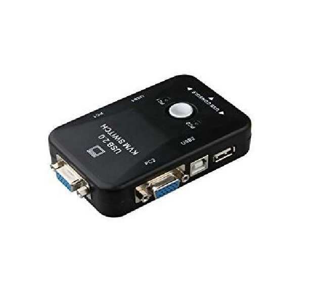 2-портовый KVM свич, переключатель USB