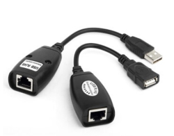 Удлинитель USB 2.0 сигнала по F / UTP до 50 метров, RJ-45 to AM + RJ-45, Blister Q100
