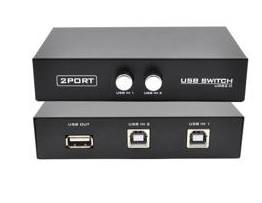 Коммутатор 2 Port USB 2.0 PC to Scanner Printer Sharing Switch Box