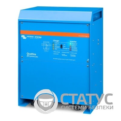 ИНВЕРТОР ГИБРИДНЫЙ VICTRON ENERGY QUATTRO 48/8000/110-100/100 (8 КВА/6,5 КВТ, 1 ФАЗА, БЕЗ MPPT)