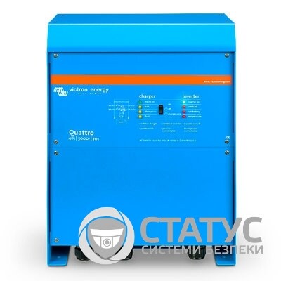 Инвертор гибридный Victron Energy Quattro 48/5000/70-100/100 (5 кВА/4 кВт, 1 фаза, без MPPT)