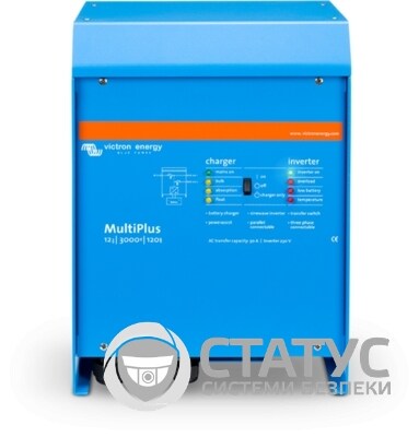 ИНВЕРТОР ГИБРИДНЫЙ VICTRON ENERGY MULTIPLUS 48/3000/35-16 (3 КВА/2,4 КВТ, 1 ФАЗА, БЕЗ MPPT)