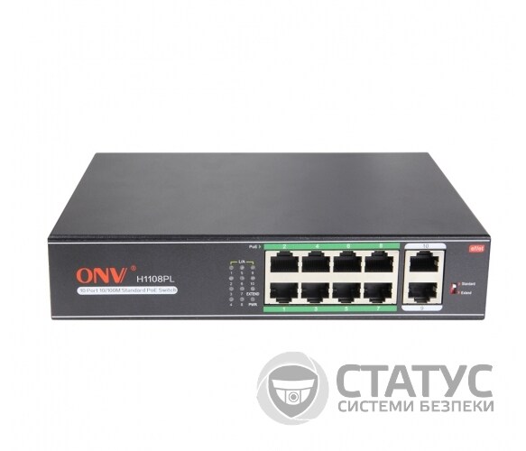 PoE коммутатор ONV-H1108PLS
