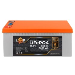 Аккумулятор LP LiFePO4 LCD 24V (25,6V) - 230 Ah (5888Wh) (BMS 200A/100A)