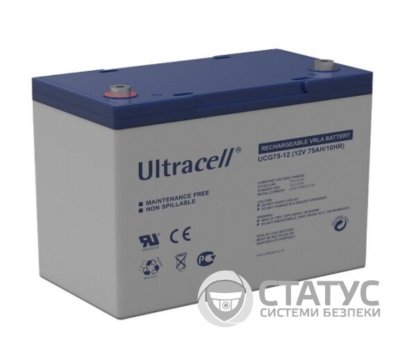 Ultracell UCG75-12 GEL 12V 75 Ah